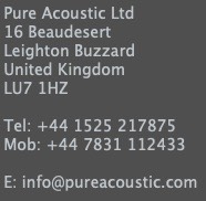 Pure Acoustic Contact Us 2
